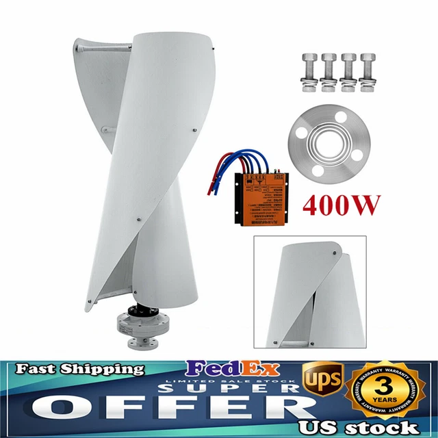 400W VERTICAL WIND Power Turbine 12V Electro Maglev Wind Generator w ...