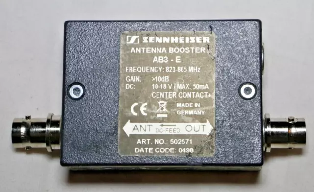 Sennheiser AB3-E Antenna Booster 823-865Mhz