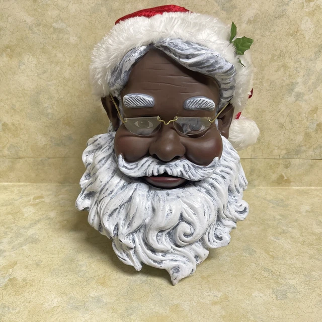GEMMY ANIMATED SINGING Dancing Santa Claus Replacement Head Only