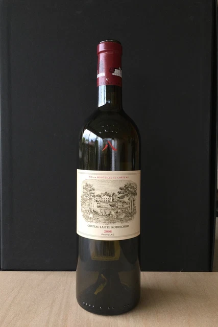 2008 Chateau Lafite Rothschild Empty Red Wine Bottle Bordeaux Mouton France