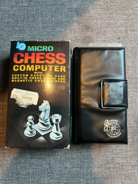 MICRO CHESS CHALLENGER COMPUTER - WORKING-Never Used FANTASTIC CONDITION