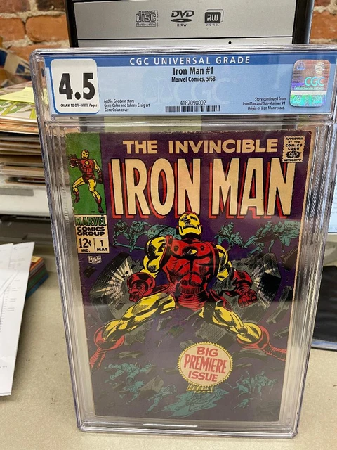 IRON MAN #1 CGC 4.5 Origin Retold MCU Tony Stark Downey Jr.