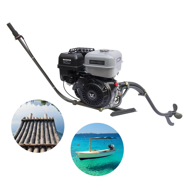 Outboard Motor Gasoline Engine 20km/h Boat Engine w/Single Cylinder 4Stroke 15HP