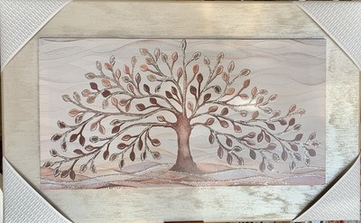 Quadro Moderno Albero Della Vita Con Sacra Famiglia 60x36 Cm Eur 49 99 Picclick It
