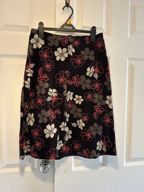 Hobbs hannah cord deals skirt red