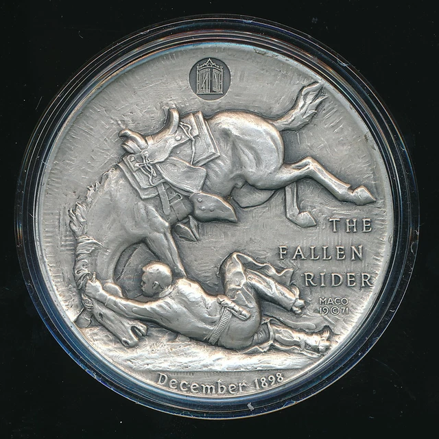 Remington The Fallen Rider Medallic Art Co. ~ 4.4+Oz .999 Silver Round~ Free S/H Remington The Fallen Rider Medallic Art Co. ~ 4.4+Oz .999 Silver Round~ Free S/H