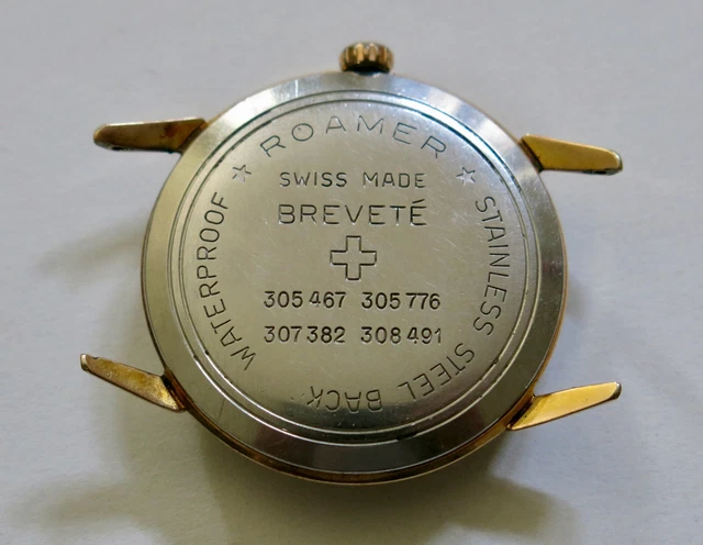 Montre Vintage Roamer Vanguard 413-2220.306 - Remontage Manuel Suisse Années 60 - NOS