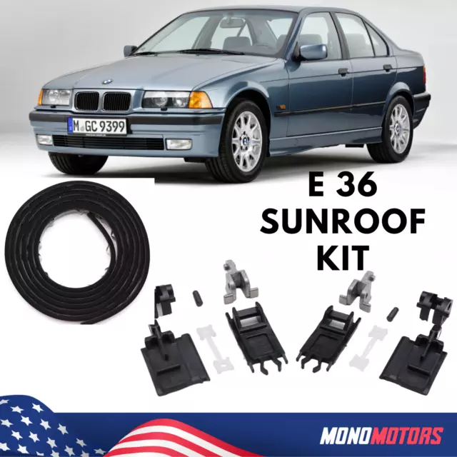 13 PCS Sunroof Repair Kit & Seal Gasket for BMW 3 Series