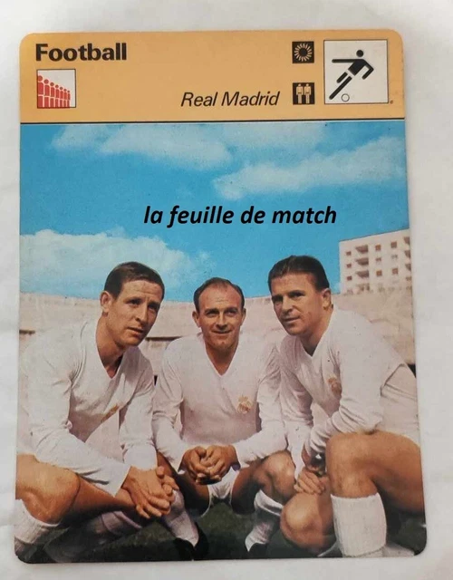 Carte à Jouer Mirror Sprint 1960 - Di Stefano (Real Madrid / Espagne) Vintage