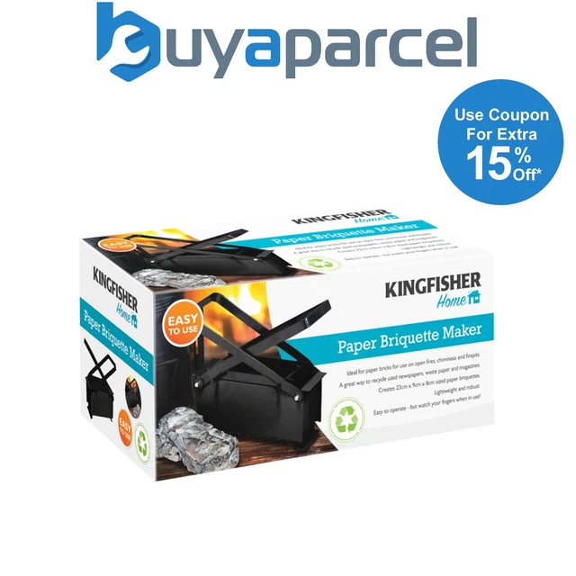 Kingfisher LOGM carta riciclata mattoni da fuoco produttore di tronchi verde economico carburante bruciatore di tronchi