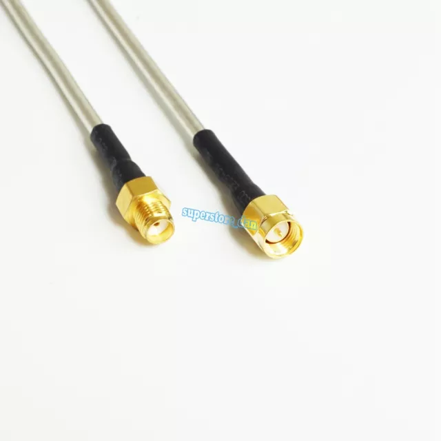 SMA Female to SMA Male Pigtail Semi-rigid .141" cable RG402 10cm Cable