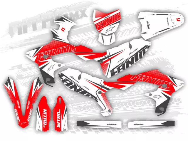 Graphics Set Fits Fantic XXF 250 XXF 450 2021 2022 Decor Sticker