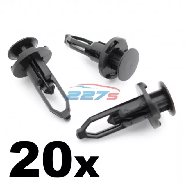 20x Pare-chocs en plastique Clips Rivet pour Toyota & lexus- pare-choc,