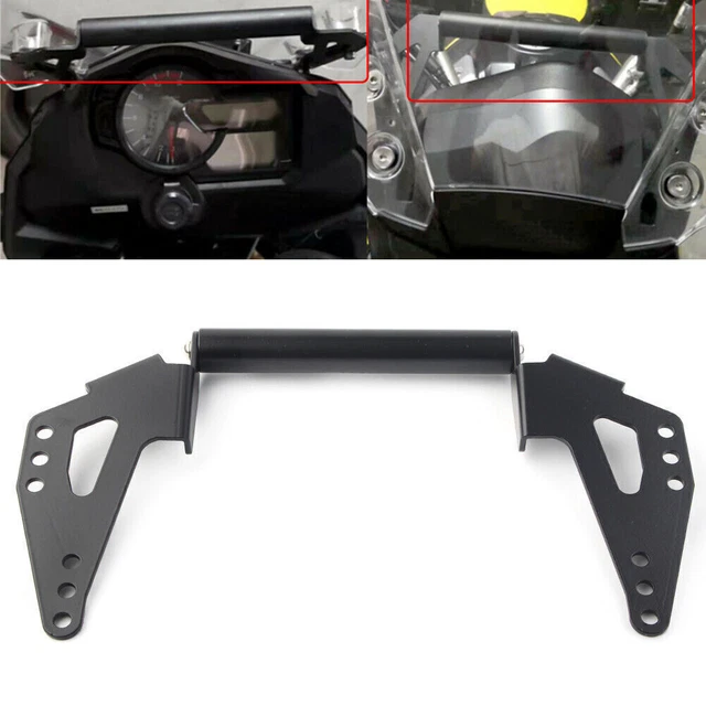 Phone Stand GPS Navigation Plate Bracket Fit SUZUKI V-strom DL650/XT 17-20 Blk