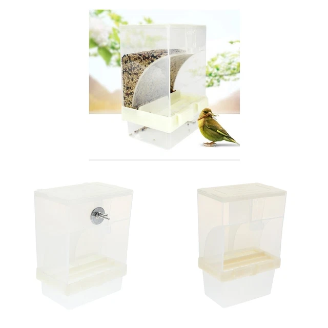 Kunststoff Haustier Papagei Vogel Automatischer Käfig Feeder Geflügelkäfig