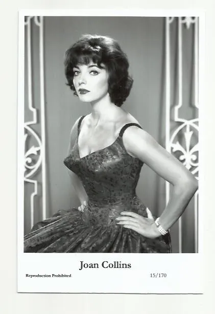 (Bx14) Joan Collins Swiftsure Photo Postcard (15/170) Filmstar Pin Up Glamor