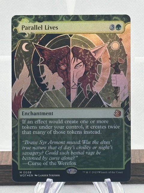 X1 PARALLEL LIVES WOT Enchanting Tales MTG 58 FOIL MYTHIC M/NM 1x