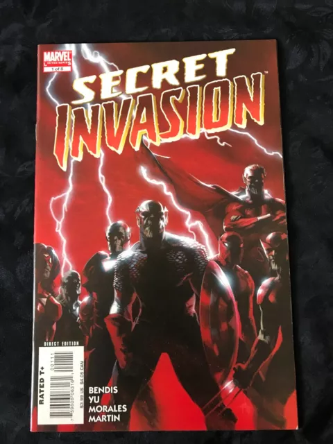 Sharp 2008 Marvel Secret Invasion Comic Book # 1 Dell'Ott0 Cover Skrulls
