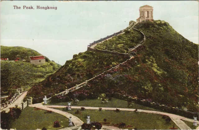 PC CHINA, HONG KONG, THE PEAK, Vintage Postcard (b33846)