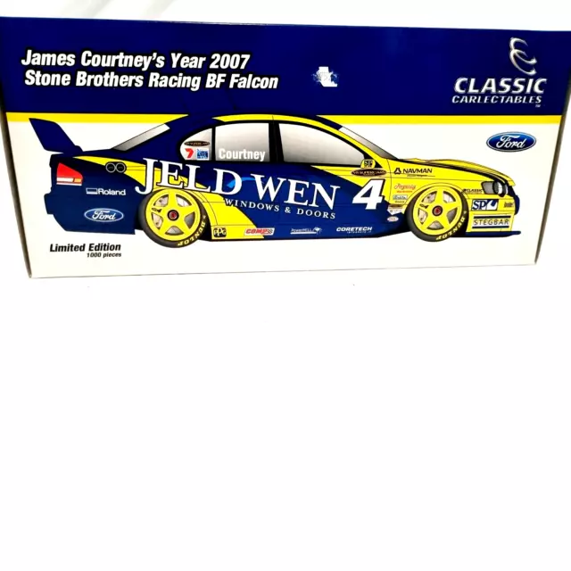 Carlectables 1:18 James Courtney 2007 Stone Brothers Racing BF Falcon Limited Ed