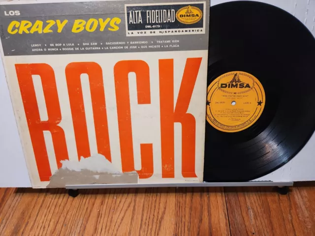 Lazy Boys 1960 Mexican Rock Dimsa Records Vg