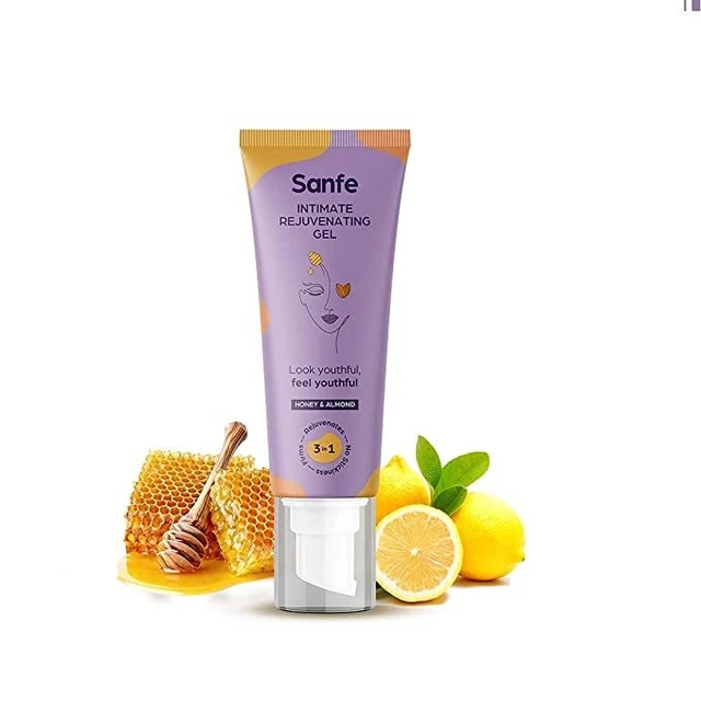 Sanfe Íntimo Rejuvenecedora Gel para Mujer De Almendra,Miel & Aceite Moringa 50g