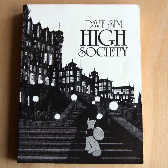 Cerebus Book 2 High Society by Dave Sim phonebook TPB vol paperback 4th printing