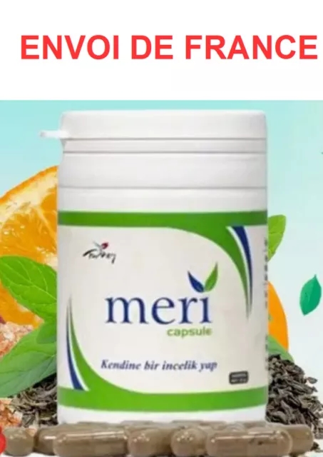 Meri Tea Thé Tee 30 Gélules Capsules Original Regime Detox Perfekt Faim Naturel