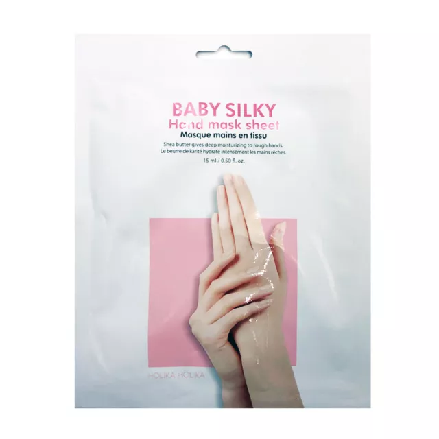 8806334389116 HOLIKA HOLIKA Baby Silky Hand Mask Sheet regenerująco-nawilżająca