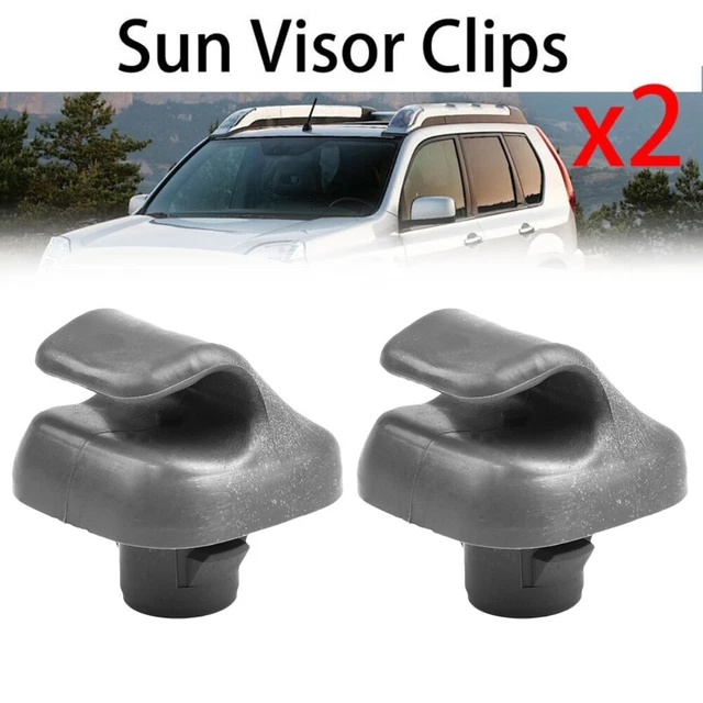 2 pezzi clip parasole 96409CG000 auto per Infiniti FX35 FX45 G35 2003-2008
