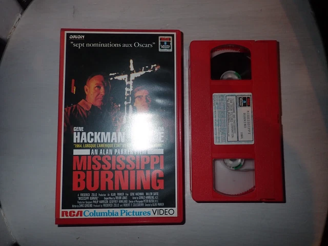 VHS Collection,MISSISSIPPI  BURNING ,vintage,mise a prix 5€