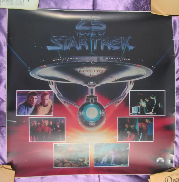 Star Trek 25th Anniversary Translucent Poster