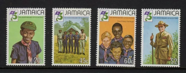 JAMAICA  1982  75th. Anniversary of Boy Scout Movement.  MNH