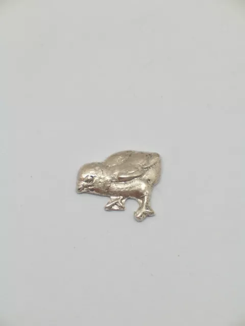 Broche De Veste Avec Poussin en Argent 925 - Pins