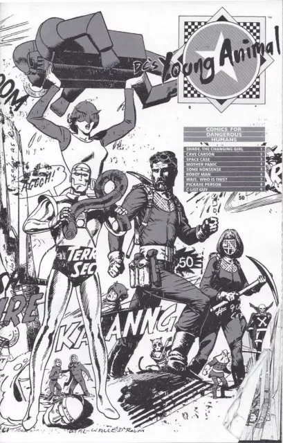 Dc Young Animal Doom Patrol Ashcan Sdcc Mini Giveaway Promo Sketch Variant Nm
