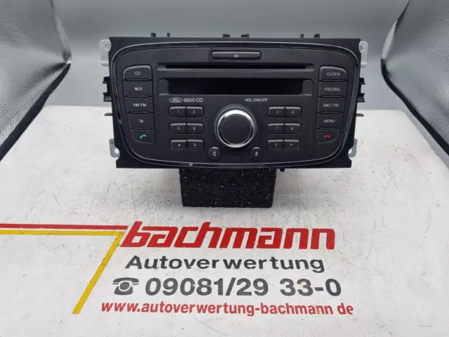 CD Radio CD 6000 Ford Focus  Bj. 9/2007  7M5T18C815BA  7M5T 18C815 BA  mit Code