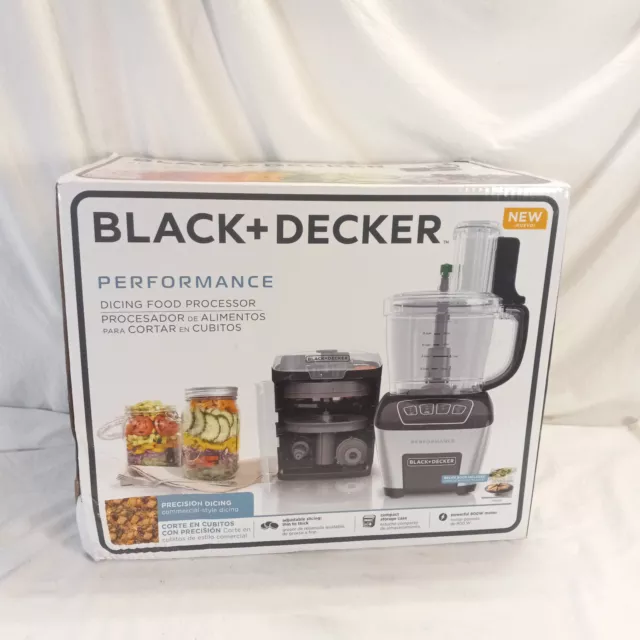 Black+Decker Fp6010 Performance Dicing Food Processor Digital