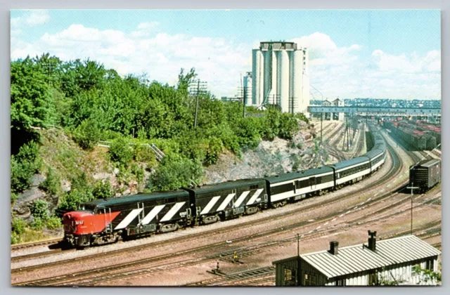 Canadian National Railway's Ocean Limited Train Number 15 VTG Postcard c1960 E3