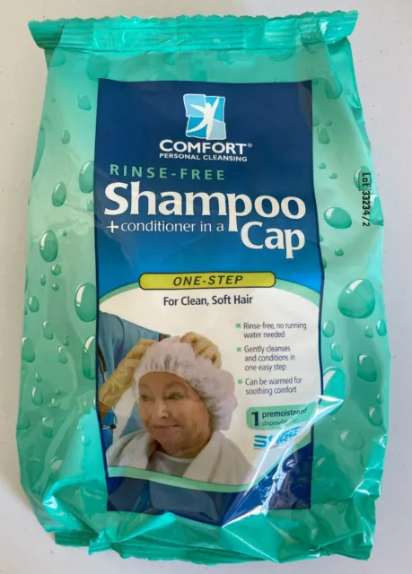 Sage Rinse Free Comfort Shampoo + Conditioner Cap Assisted Living #7909 Lot of 5