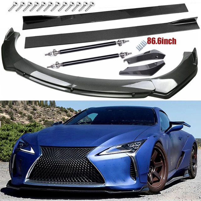 Carbon Fiber Front Bumper Lip Side Skirt Strut Rods For Lexus SC300 SC400 SC430