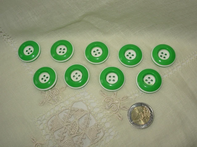 Lot De 4 Boutons Anciens Rose Pomme Pour Enfants - Super Mignons, Idéal Pour Customiser !