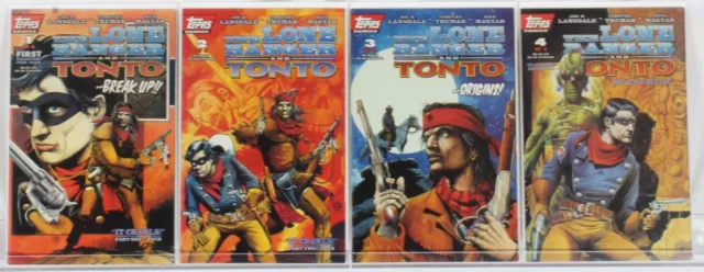 The Lone Ranger and Tonto 1-4 Complete Set (4 Books) - Topps - 1994