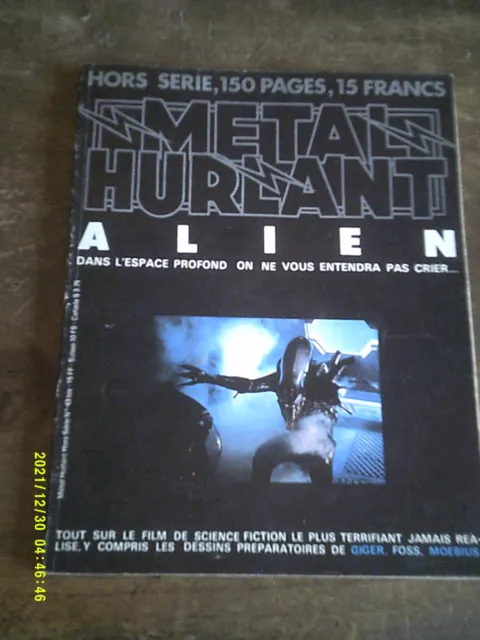 Science Fiction Metal Hurlant  Humanoides Hors Serie N  4  Alien  Foss Moebius