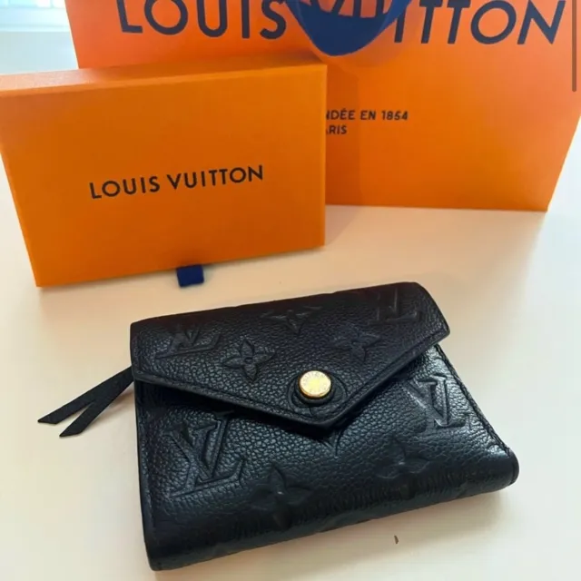 LOUIS VUITTON Victorine Trifold Wallet Monogram Empreinte Leather M64060  37GA219