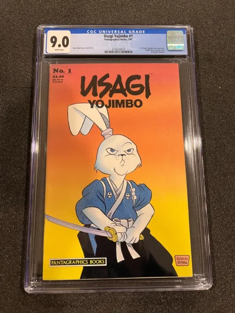 Usagi Yojimbo #1, Fantagraphics Comic 1987 CGC 9.0, 1st Print