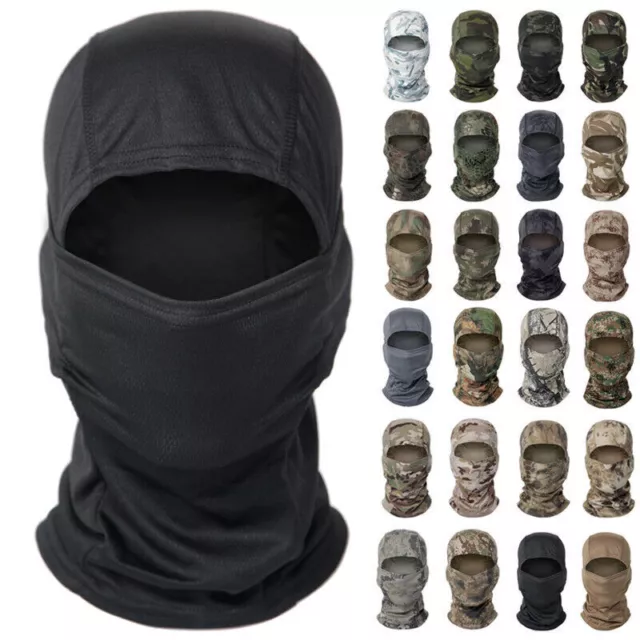 Tactical Balaclava Hood Training Military Camo Face Mask Helmet Liner Headwear