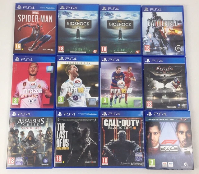 PlayStation 4 games bundle job lot of 12 cased games, Bioshock Collection + more