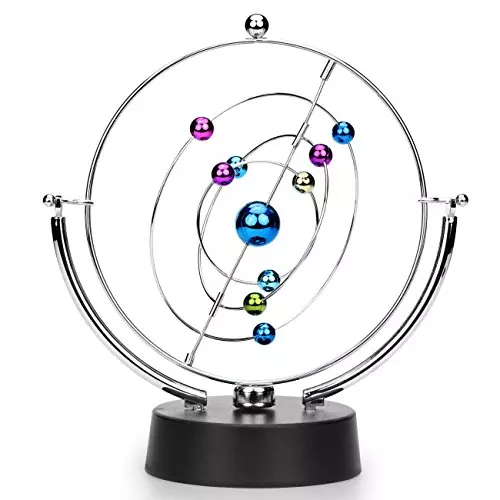 ScienceGeek Kinetic Art Asteroid, Electronic Perpetual Motion Desk Toy For kids