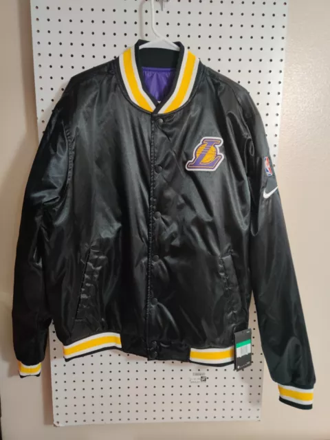 Nike Los Angeles Lakers Courtside Reversible Men's Jacket Size XL AV3543-010