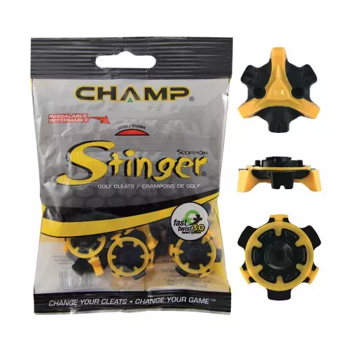 Champ Stinger Golf Spikes Fast Twist 3.0 - Fits Fast twist, Tri-Lok & Tour Lock